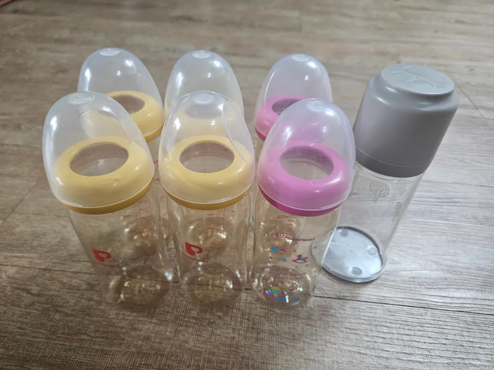 젖병6개, 일회용젖병1개