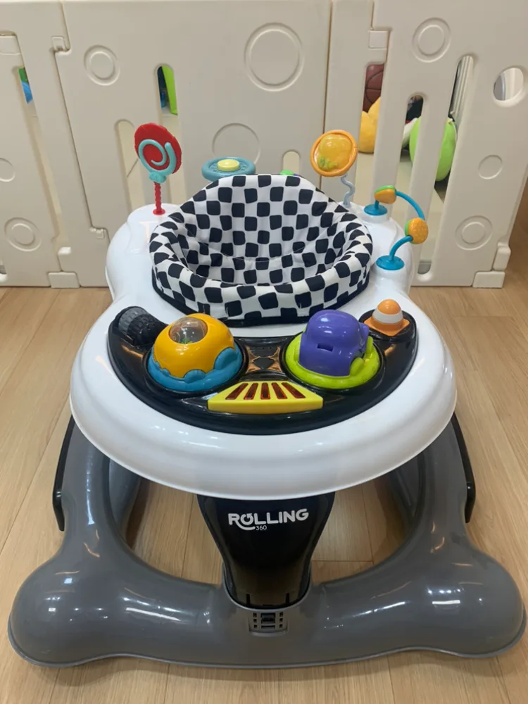 롤링 rolling 360 신형 풀셋트 미중고 유아 보행기 빵빵카 걸음보행기