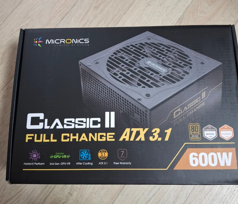 중고 마이크로닉스 600w 파워 서플라이  팝니다