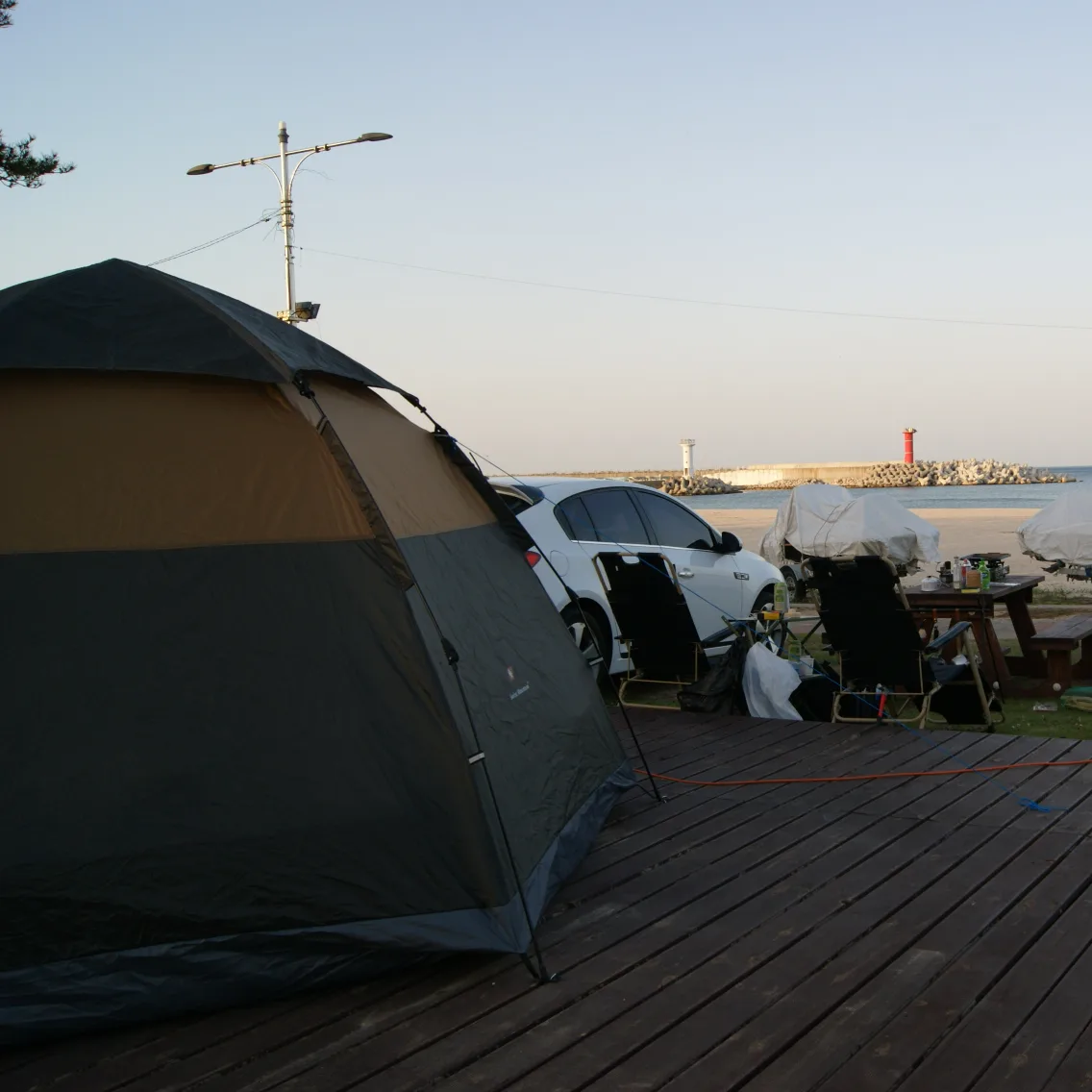 스위스마운틴 헥사돔 원터치텐트 +자충에어매트