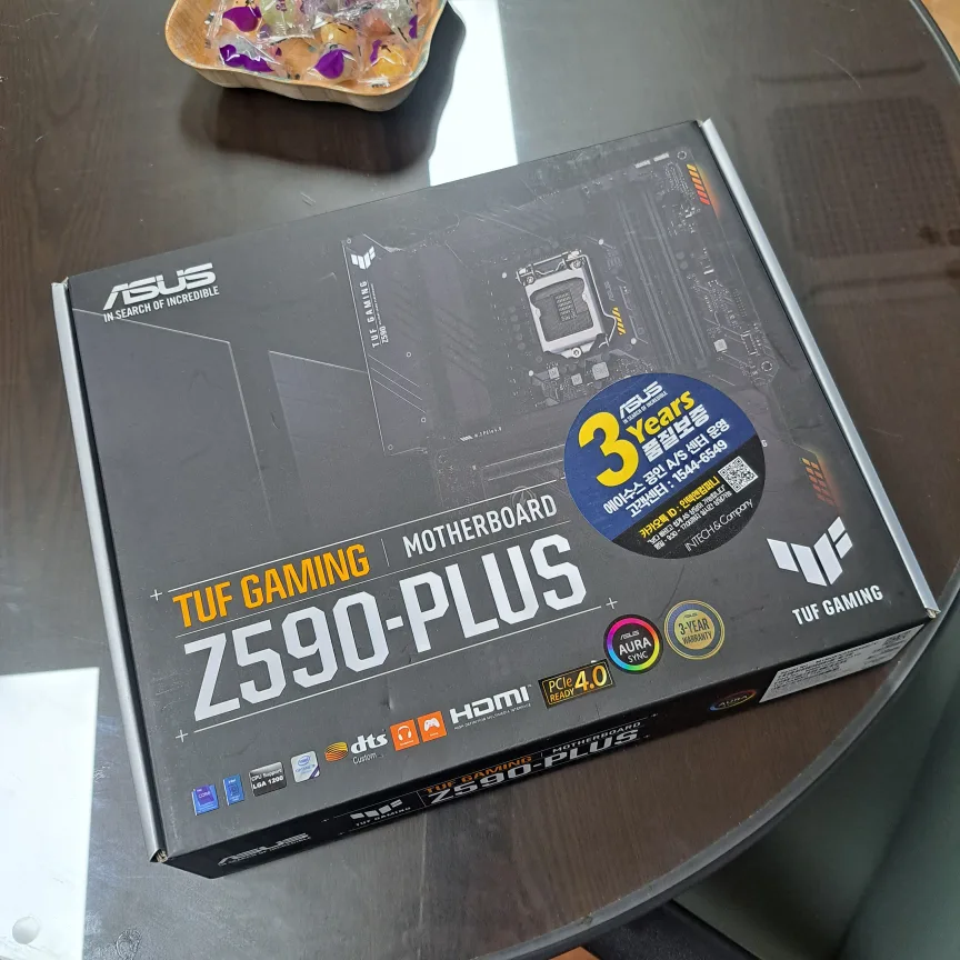 중고 메인보드) ASUS TUF Gaming Z590 PLUS 인텍앤컴퍼니