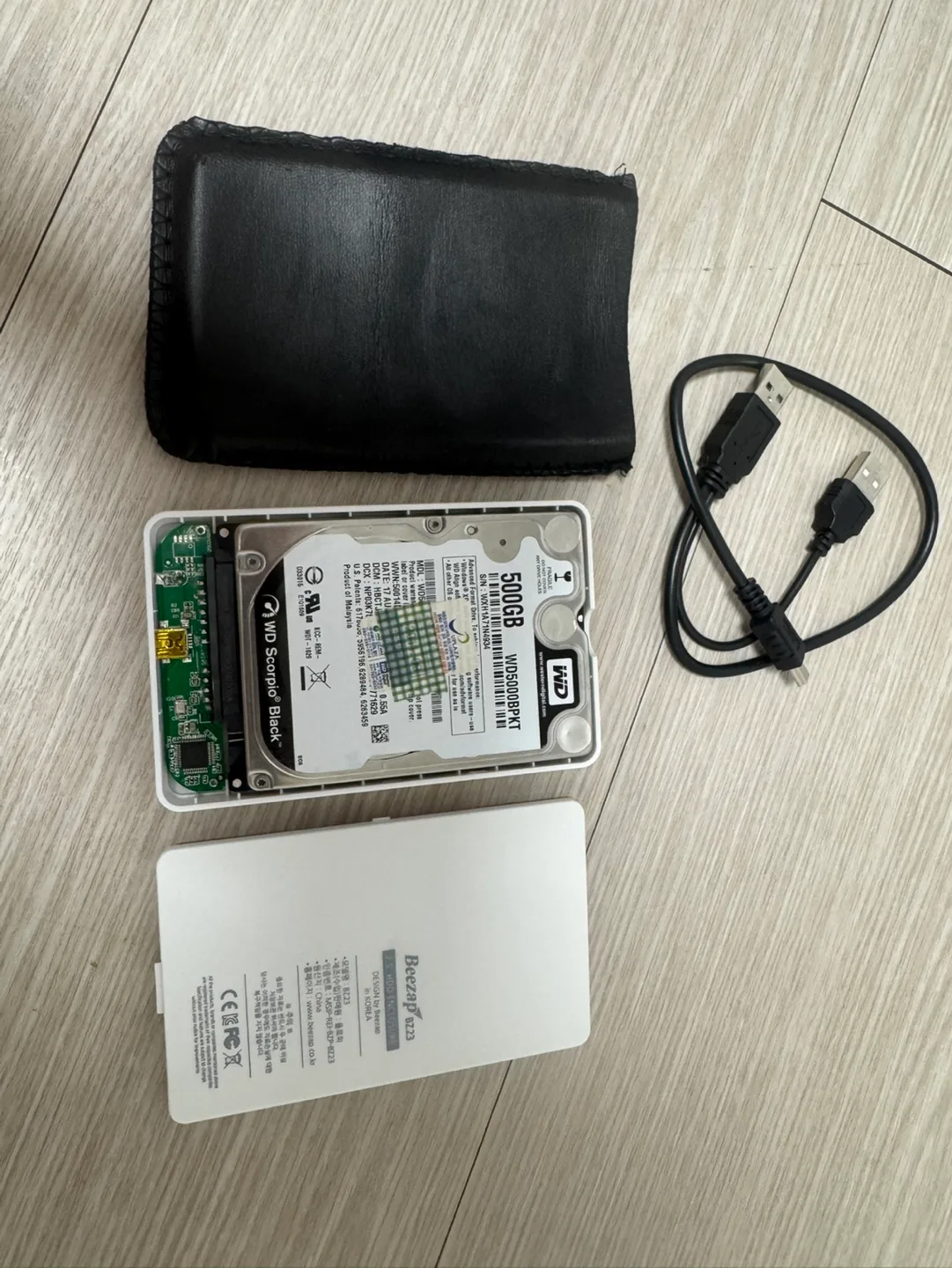 wd sata 2.5인치 외장 하드 500GB