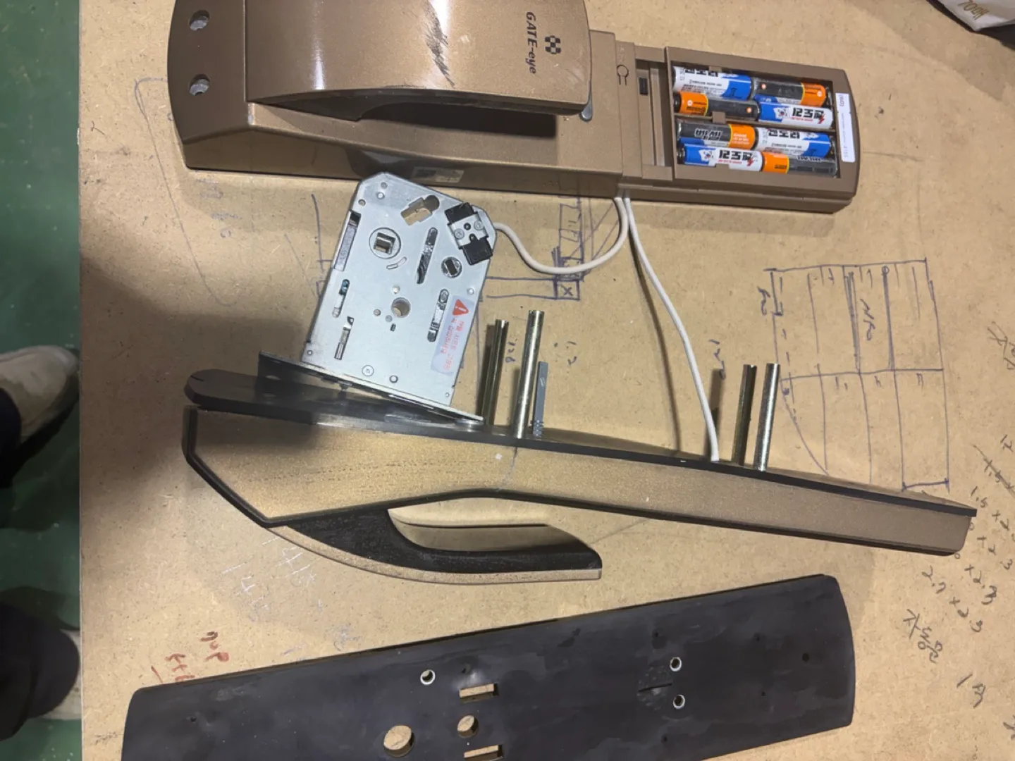 중고스마트번호키팝니다