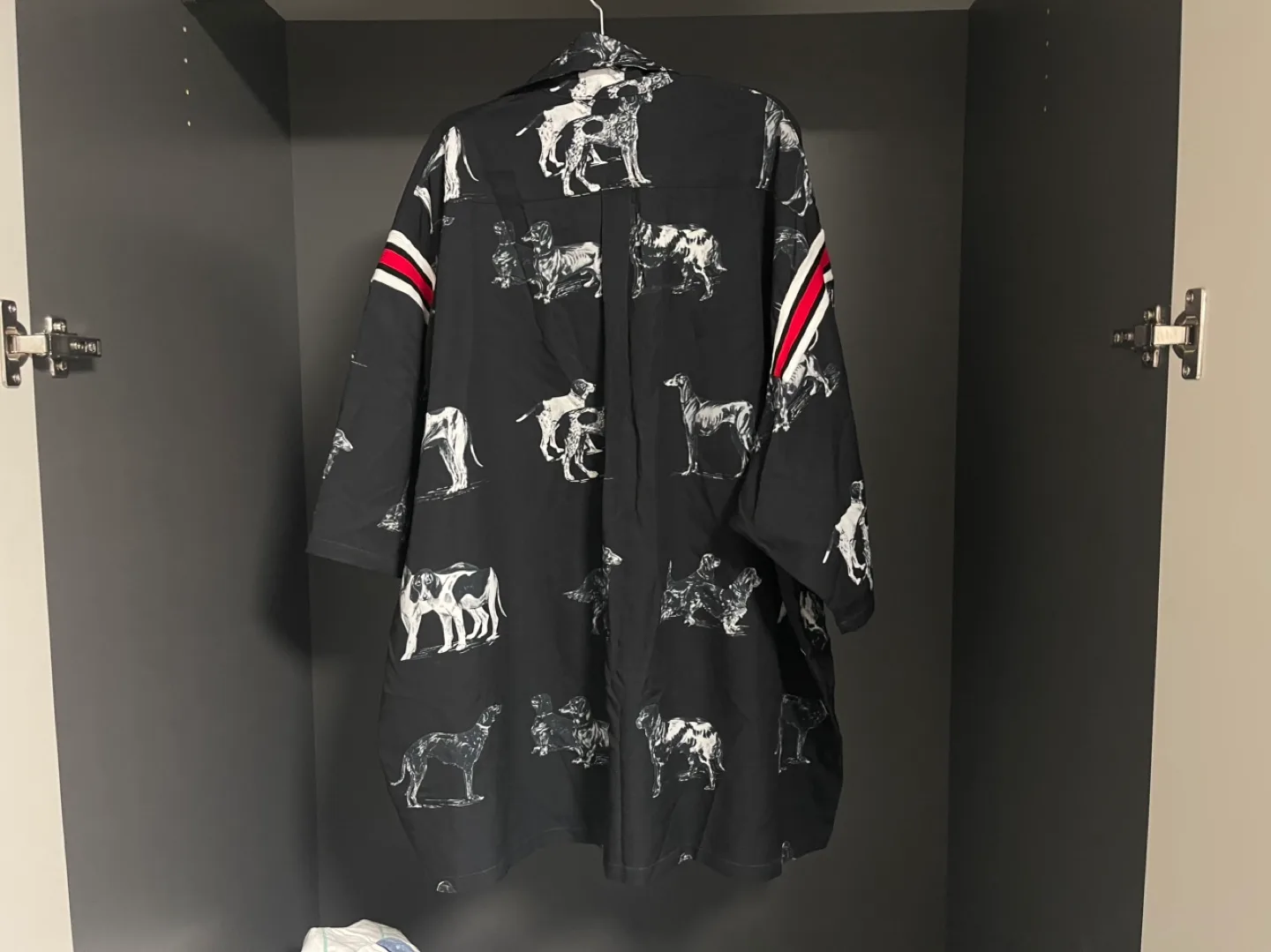 나일론 오버핏 카라티 (105이상)