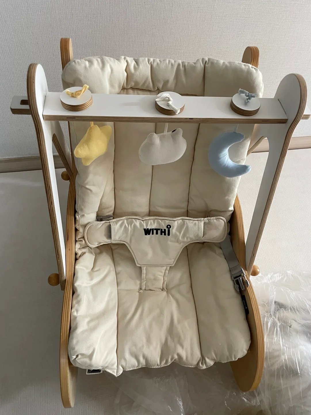 [중고] 위드아이 바운서 아기의자