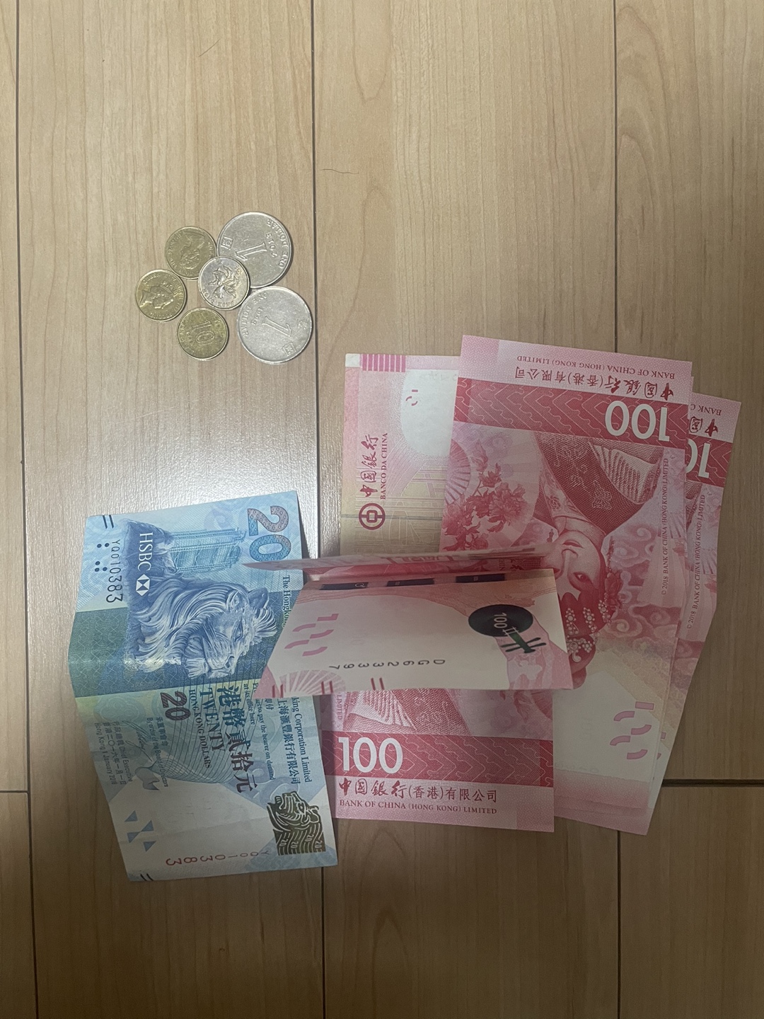 홍콩달러 530불 +