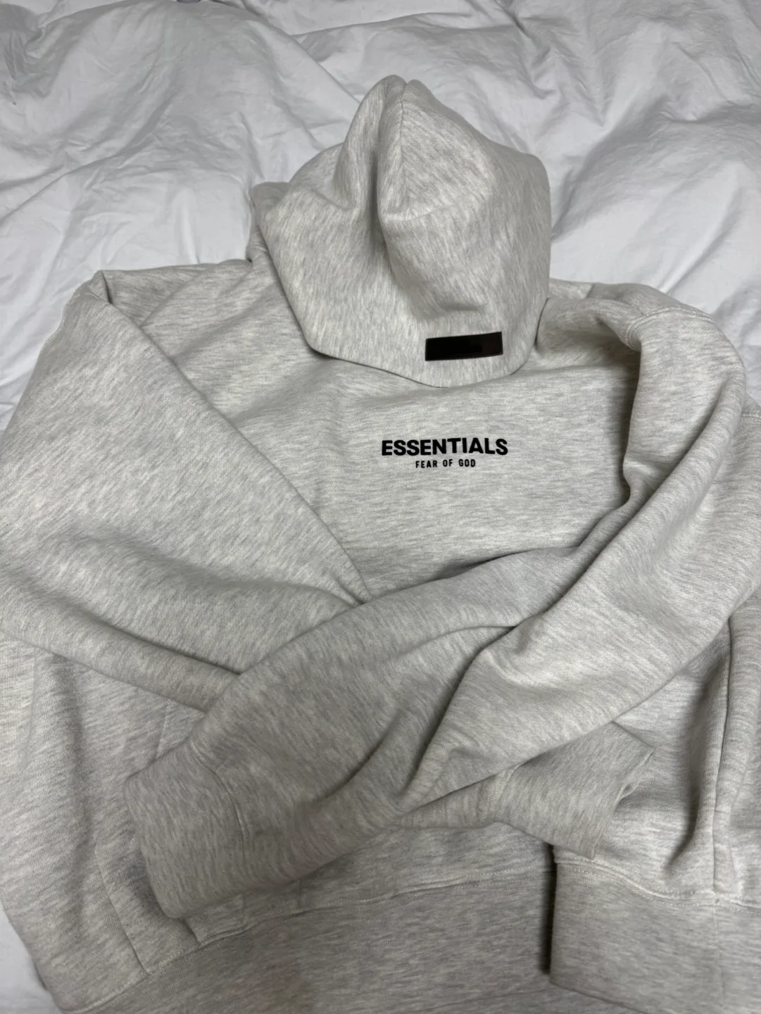 극미중고) 피어오브갓 에센셜 후드티 라이트 오트밀 S