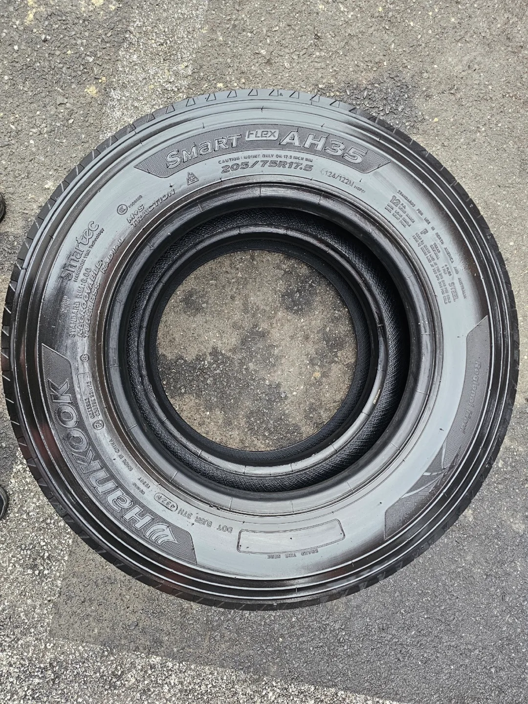205 75 17.5 한국타이어 중고