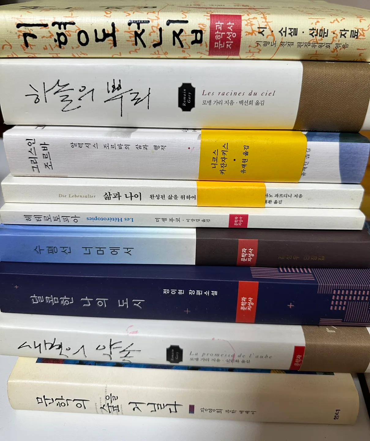 문학 소설집 중고책