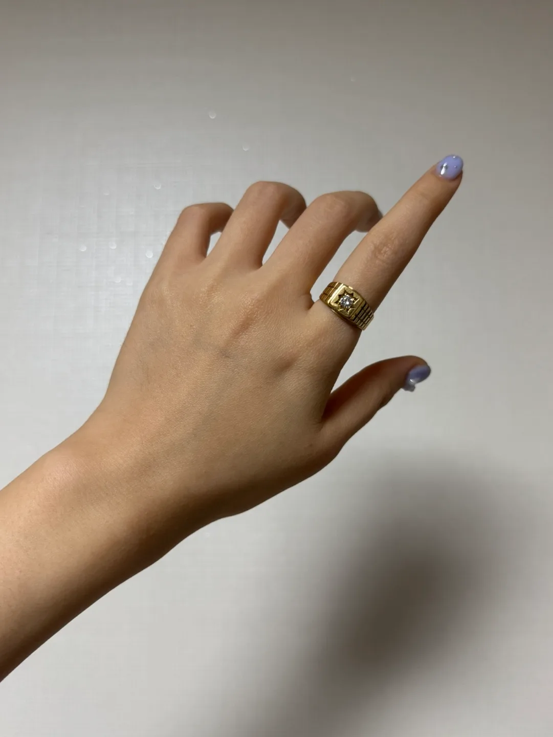 18K 다이아 반지