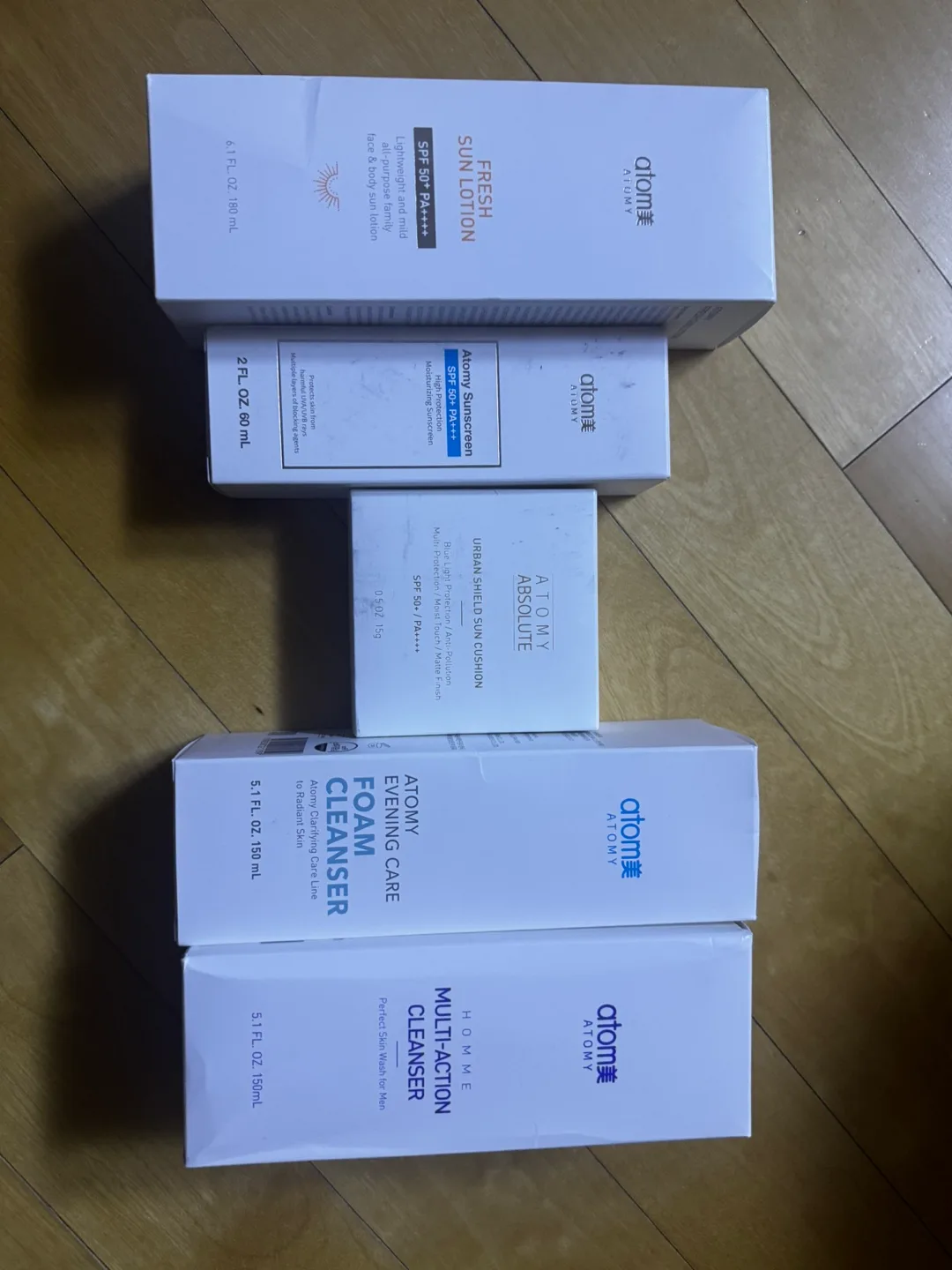 Atom美　썬크림 및 클렌져 (미사용 26년 2월까지)