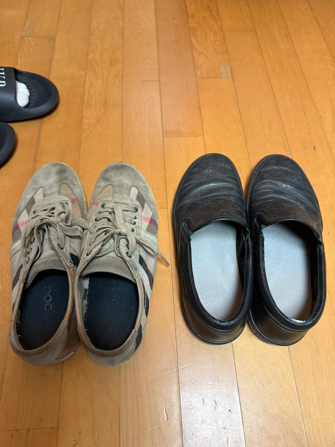 중고 명품신발(버버리,구찌) 판매