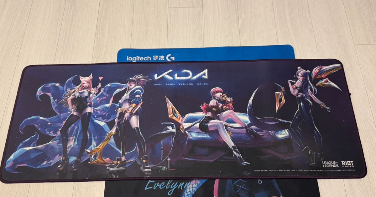 Kda Mouspad Riot 리그오브레전드 KDA 마우스 장패드 | 취미/게임/음반 | 당근 중고거래