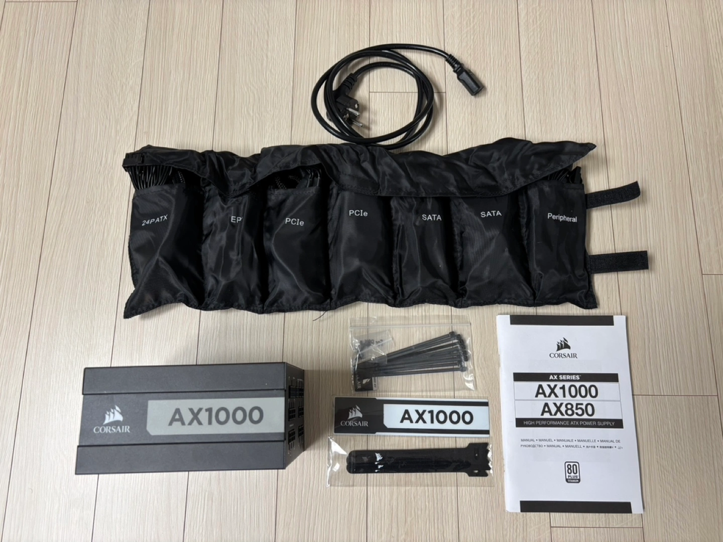 CORSAIR AX1000 80PLUS티타늄