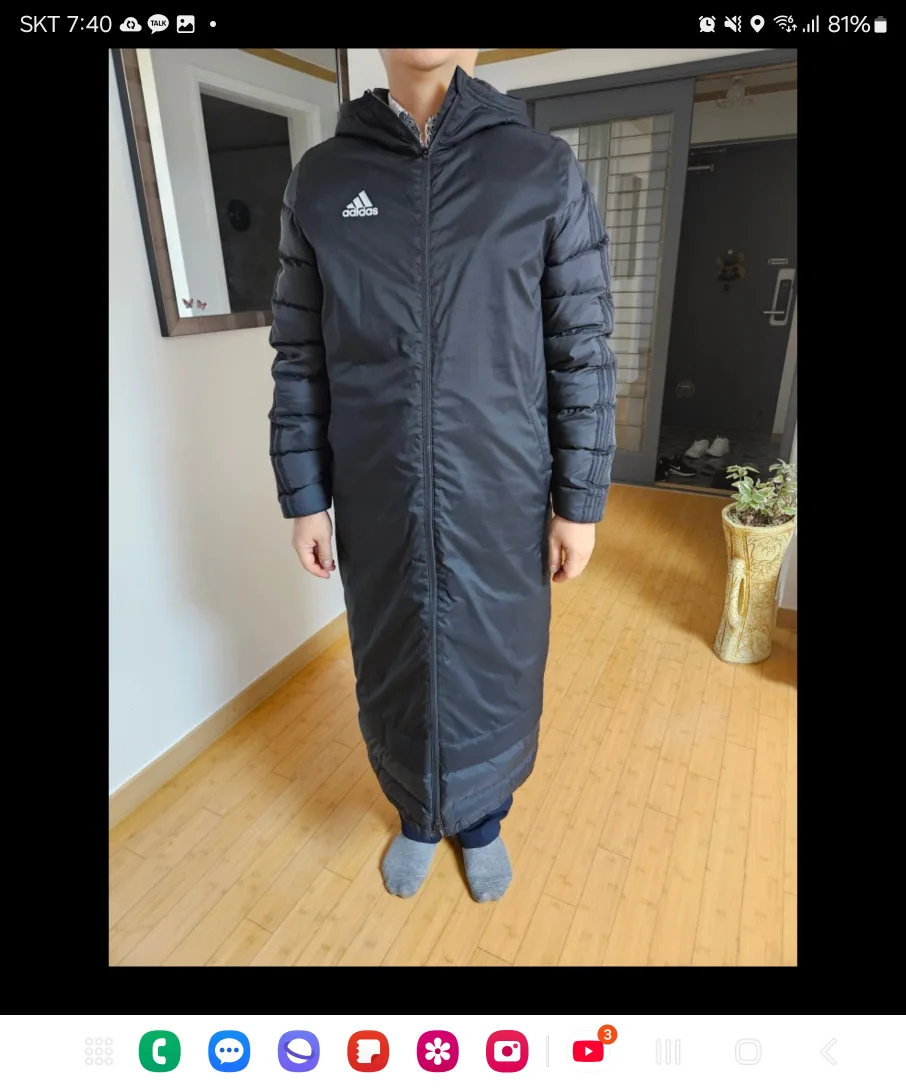 아디다스패딩 105사이즈 중고 58000