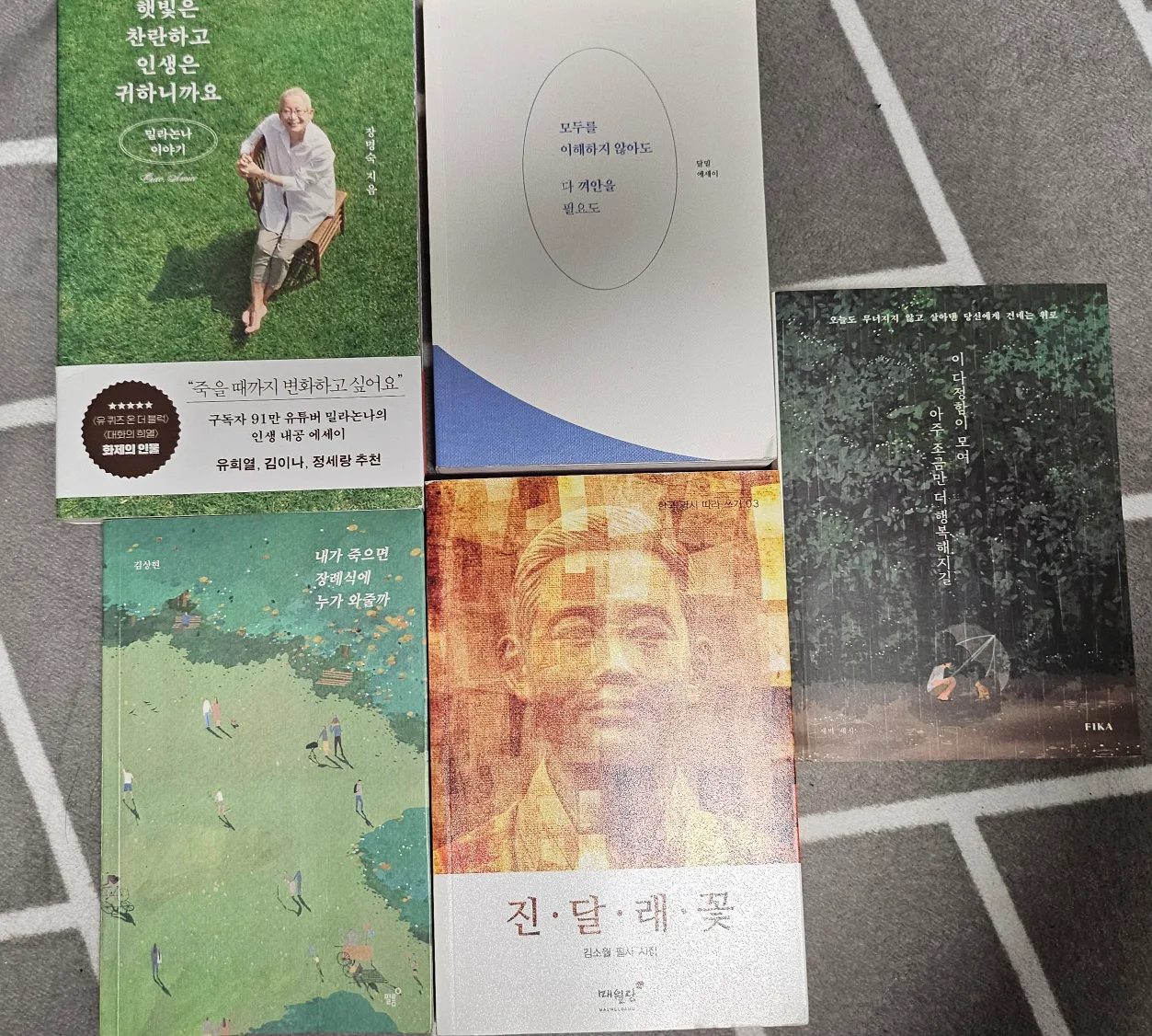 새책같은중고책 5권