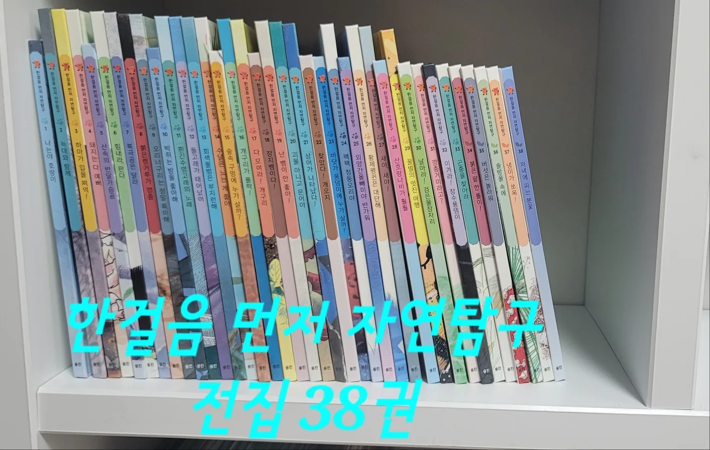 웅진한걸음 먼저 자연탐구전집 38권