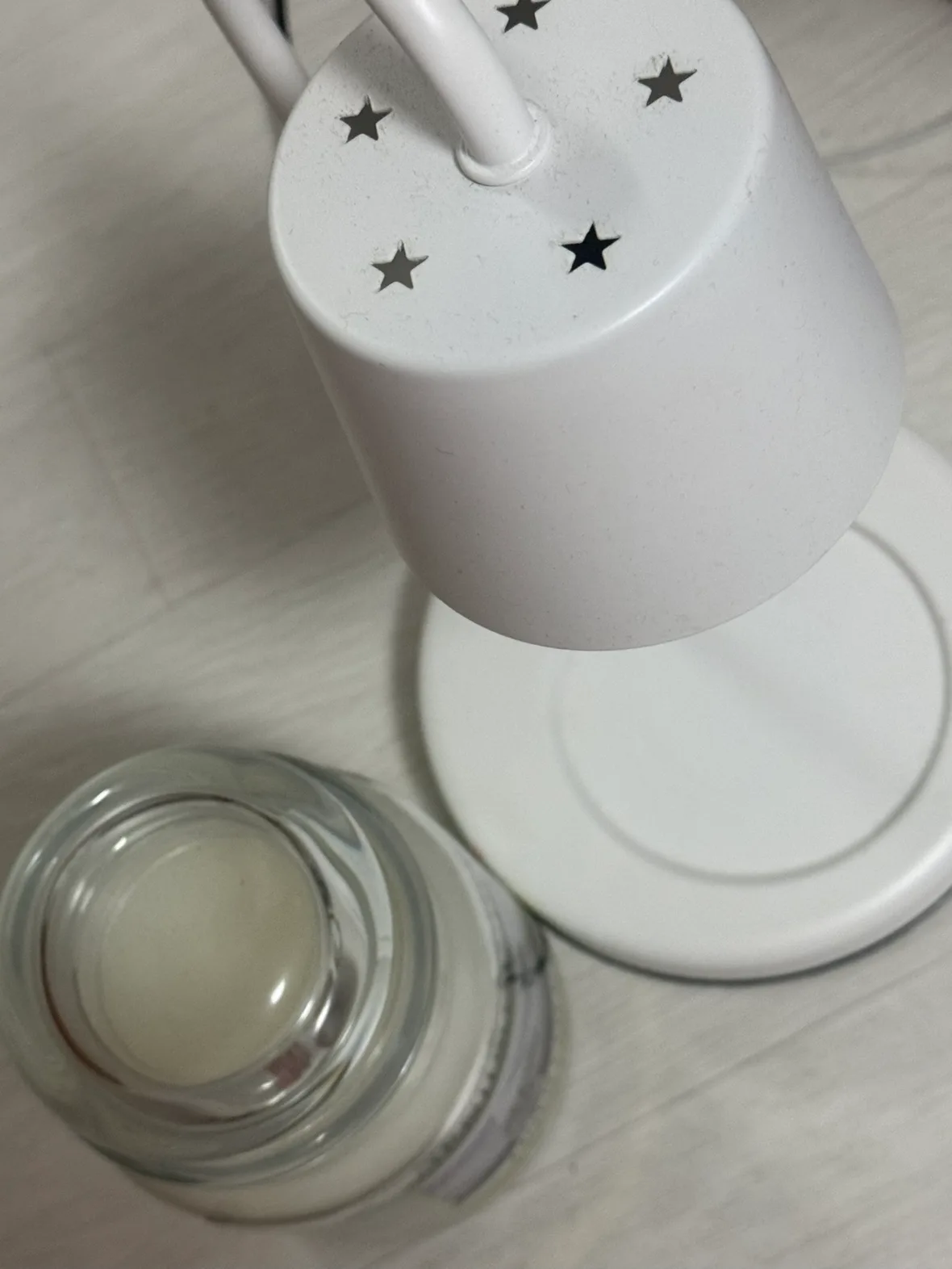 린넨코튼향 새캔들1개/ 캔들워머, 중고캔들1개 세트판매