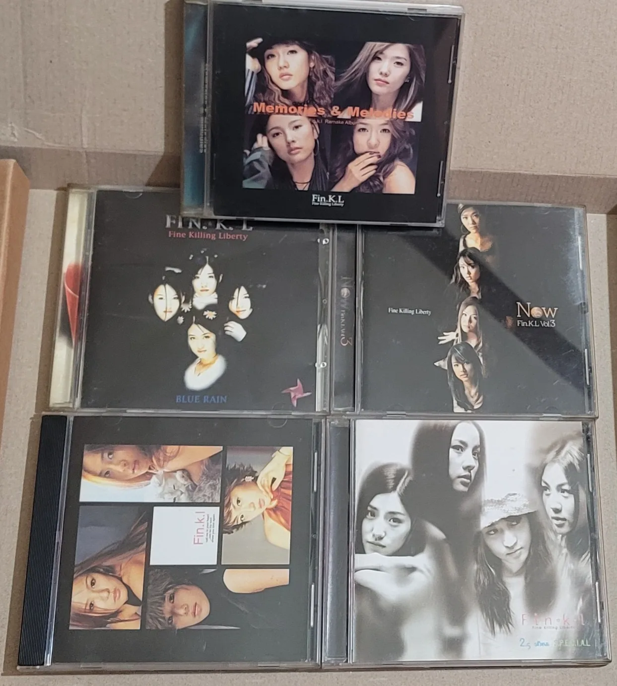 Fin.K.L 핑클 중고 CD 5장