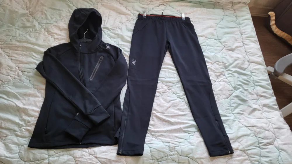 스파이더 트레이닝복 상하세트 S