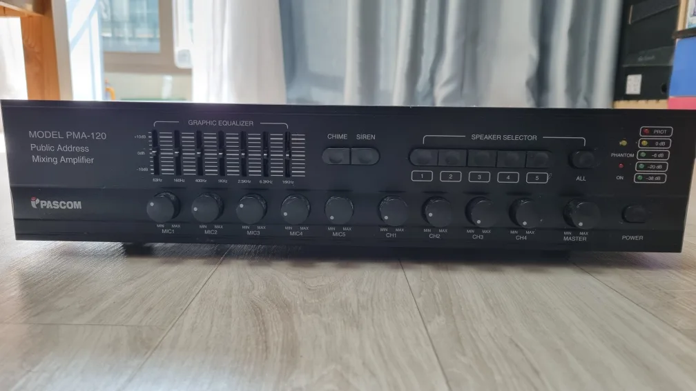 전관방송용 앰프 파스컴 PMA-120