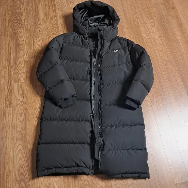 게스 오리털롱패딩 S