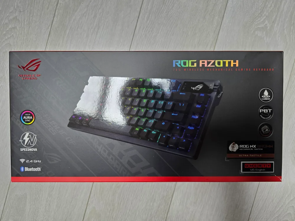 ASUS ROG Azoth 영문 갈축 팝니다