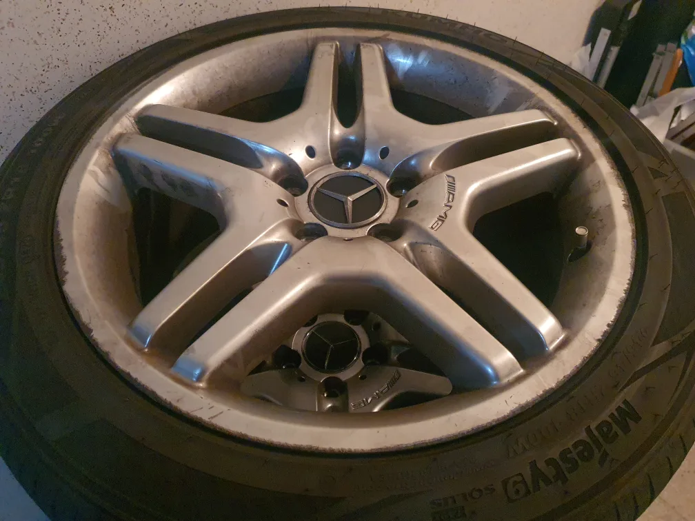 벤츠S55AMG 순정휠 중고 1대분 판매해요