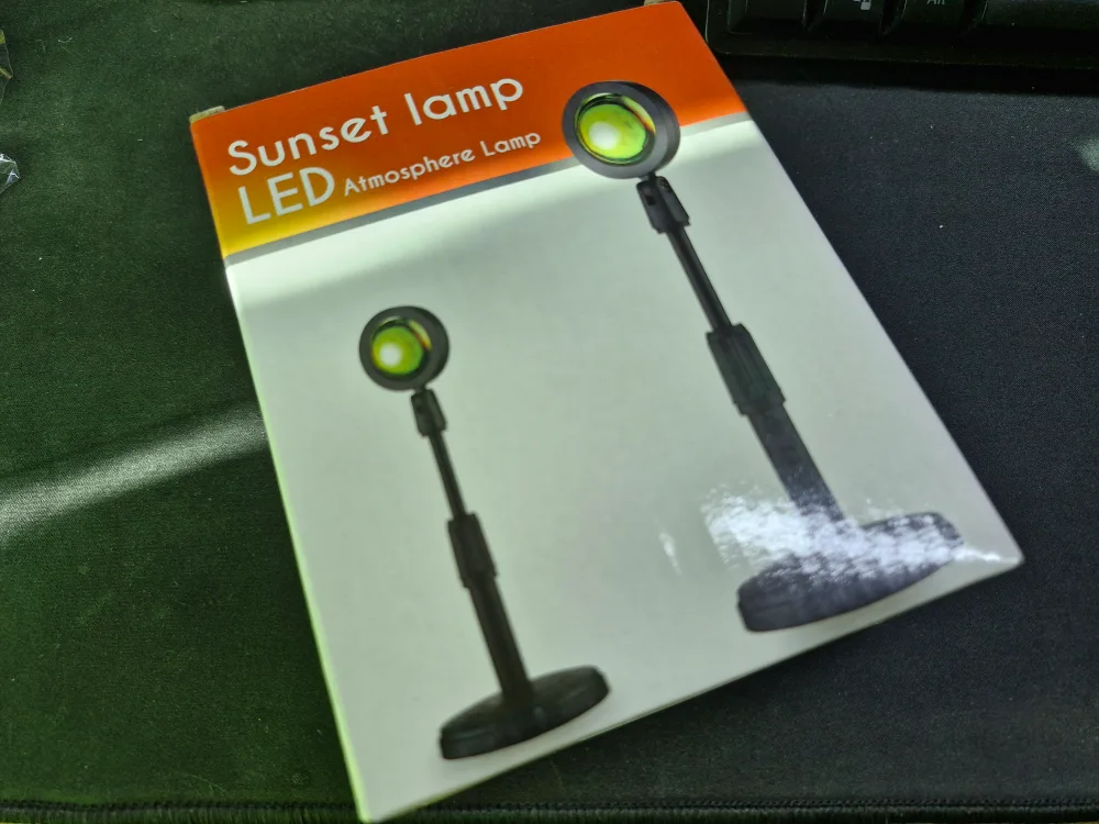 선셋조명 16색 led 무드등(중고)