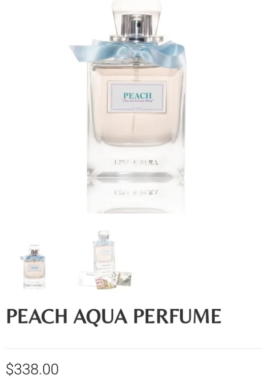 최종가) 리사사라 피치 홍콩 복숭아 중고 향수