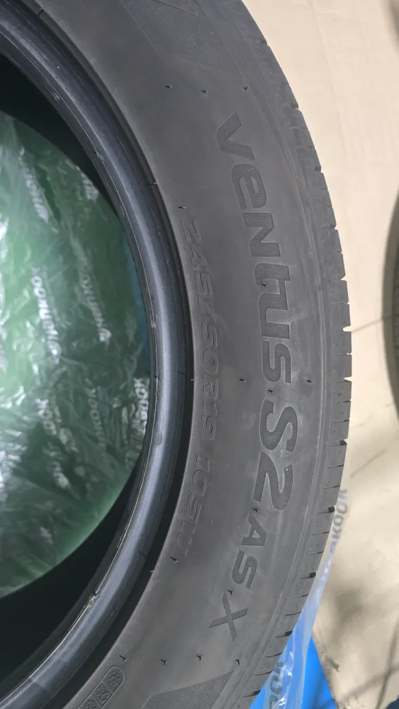 타이어 중고 판매 245/R50/19 4개