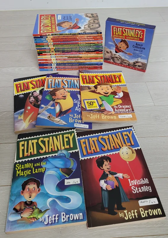 플랫스탠리 flat stanley 총20권 , cd