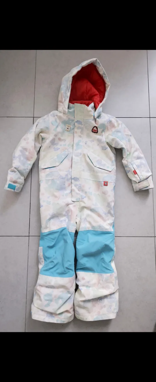 버튼 원피스 주니어 스키복,레이싱 점프수트 아동스키복(착장간편,보온우수,남여야가능)~120전후,혼자착장장점