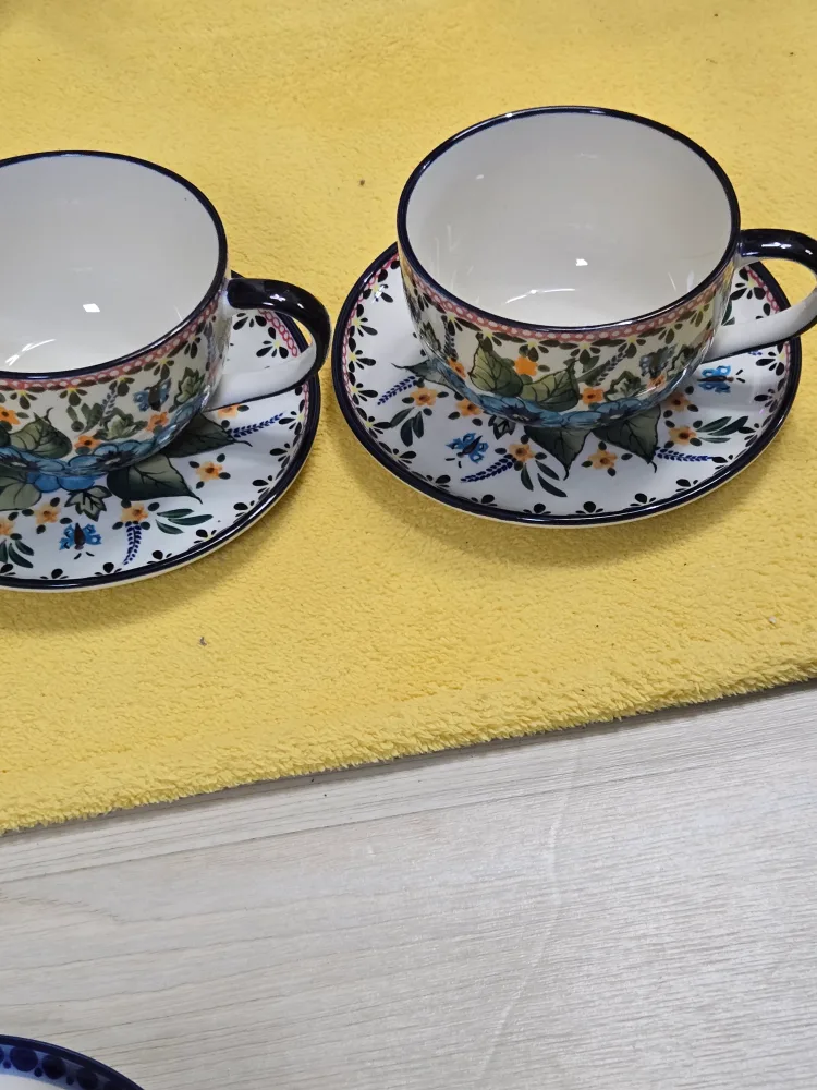 파뷔에 중 라때 커피잔 쎄트