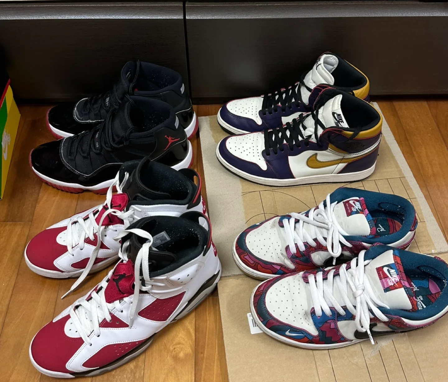 295, 300 나이키, 조던 중고 신발 팝니다