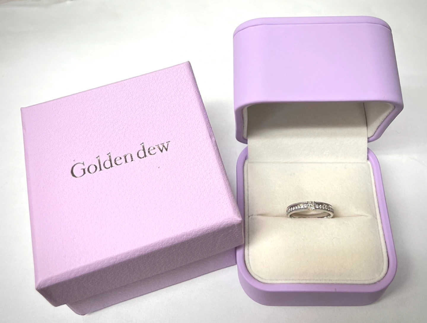 골든듀 750 18k 금반지 피아체르 다이아반지 웨딩반지 au750 | 여성잡화 | 당근 중고거래