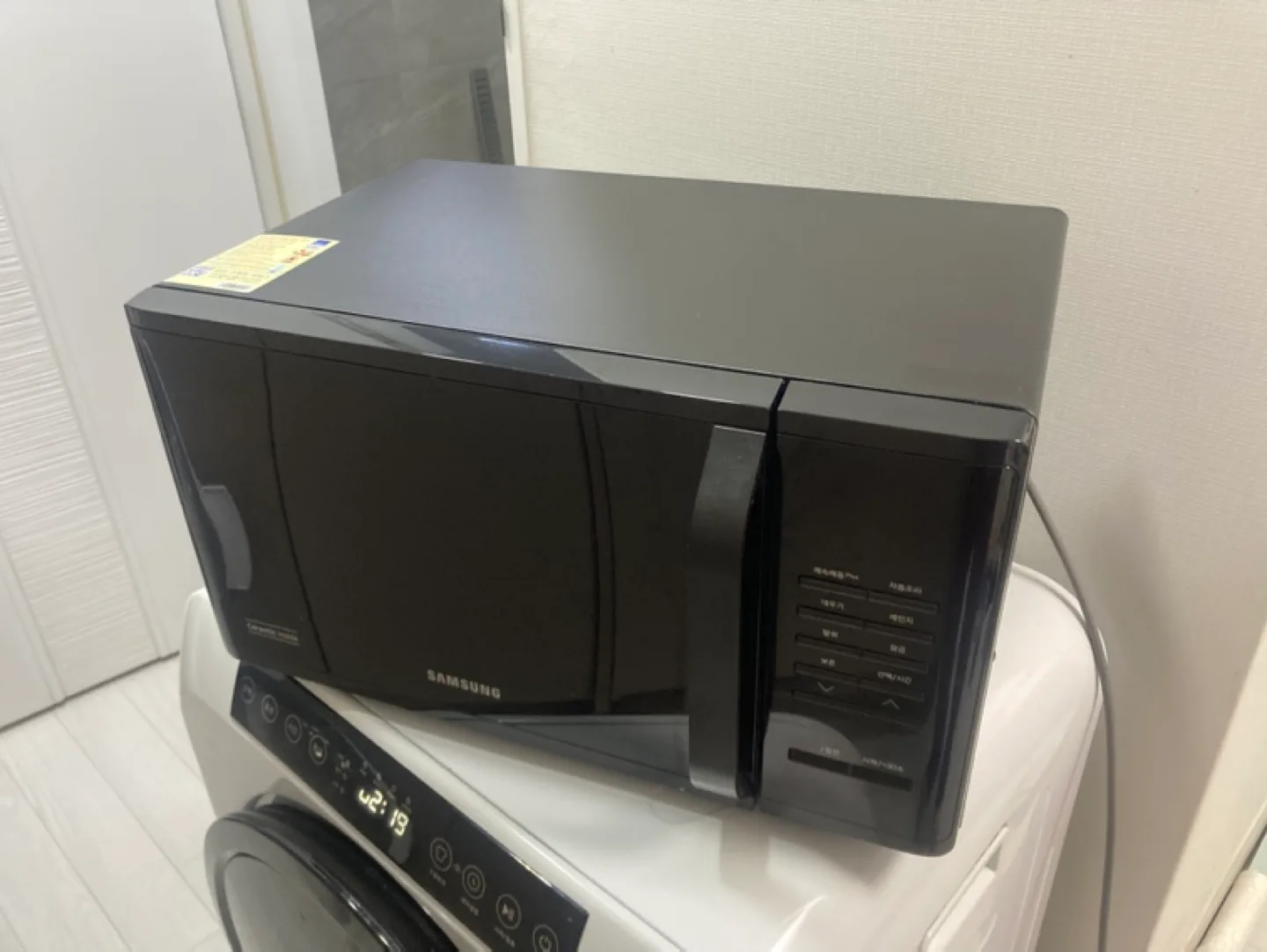 삼성 전자레인지 블랙 팝니다