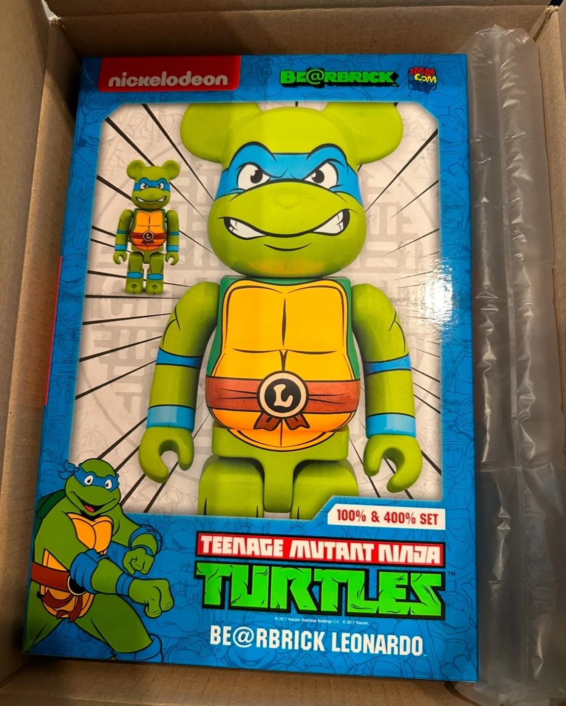 베어브릭 닌자거북 레오나르도 / 라파엘 미개봉