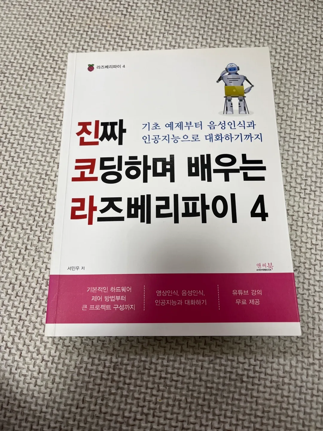 진짜 코딩하며 배우는 라즈베리파이 4 중고로 팝니다