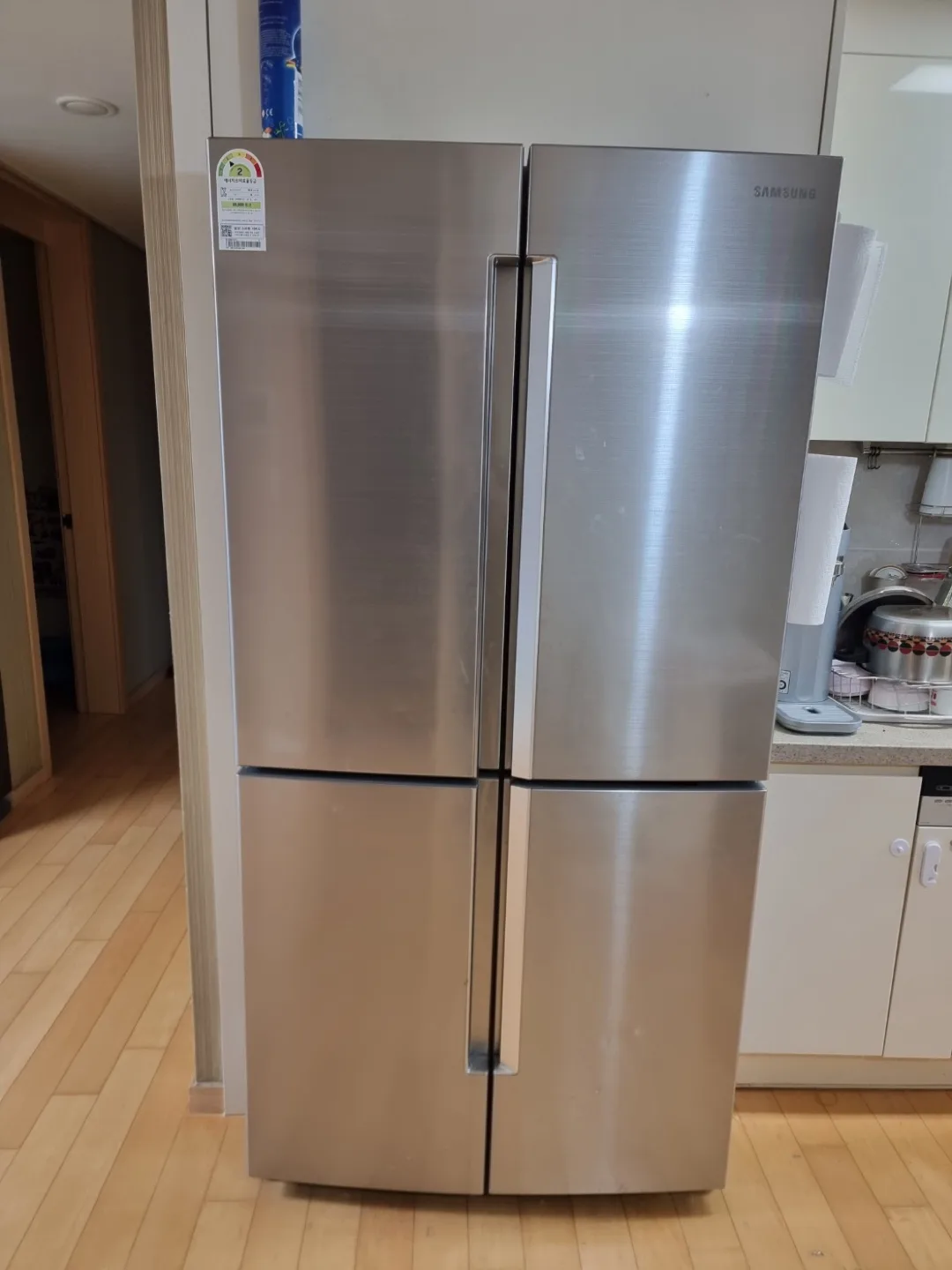 삼성 냉장고 2월 21일 아침 1층으로 내려드립니다
