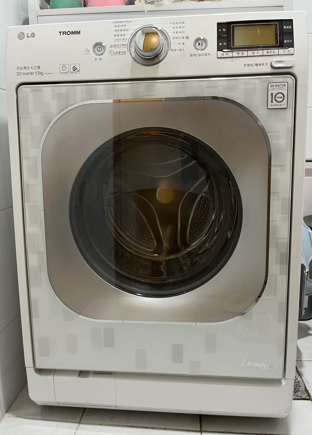 LG 트롬 건조가능 드럼 세탁기 13kg