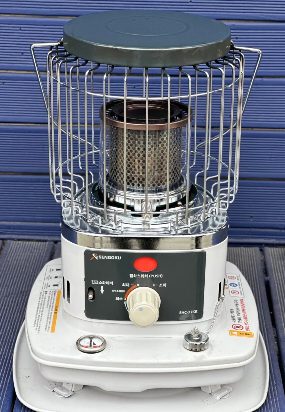 중고)센코쿠 캠핑난로 SHC-77KR(LH) 가방포함