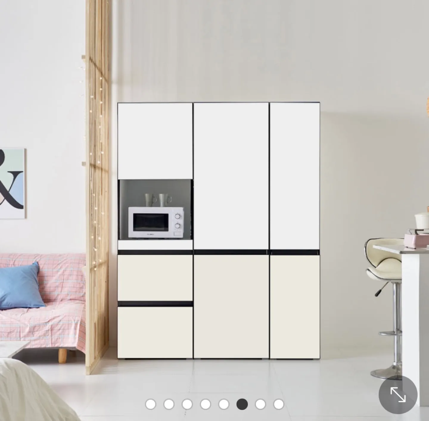 (600 판매중) 트리니 주방수납장 홈까페장 냉장고장 비스포크 주방틈새장