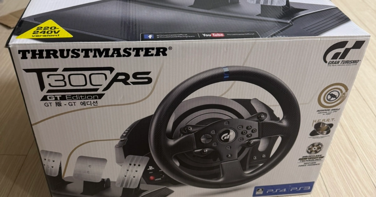 Thrustmaster T300RS GT 에디션 레이싱휠 | 대이동 | 취미/게임/음반 | 당근 중고거래