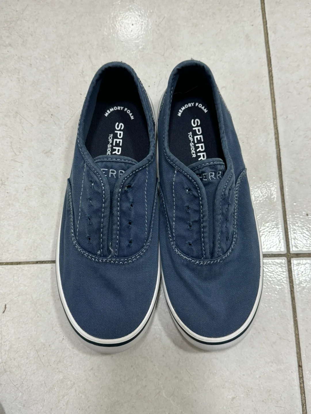(새상품) 스페리 탑사이더(220) 남색 신발