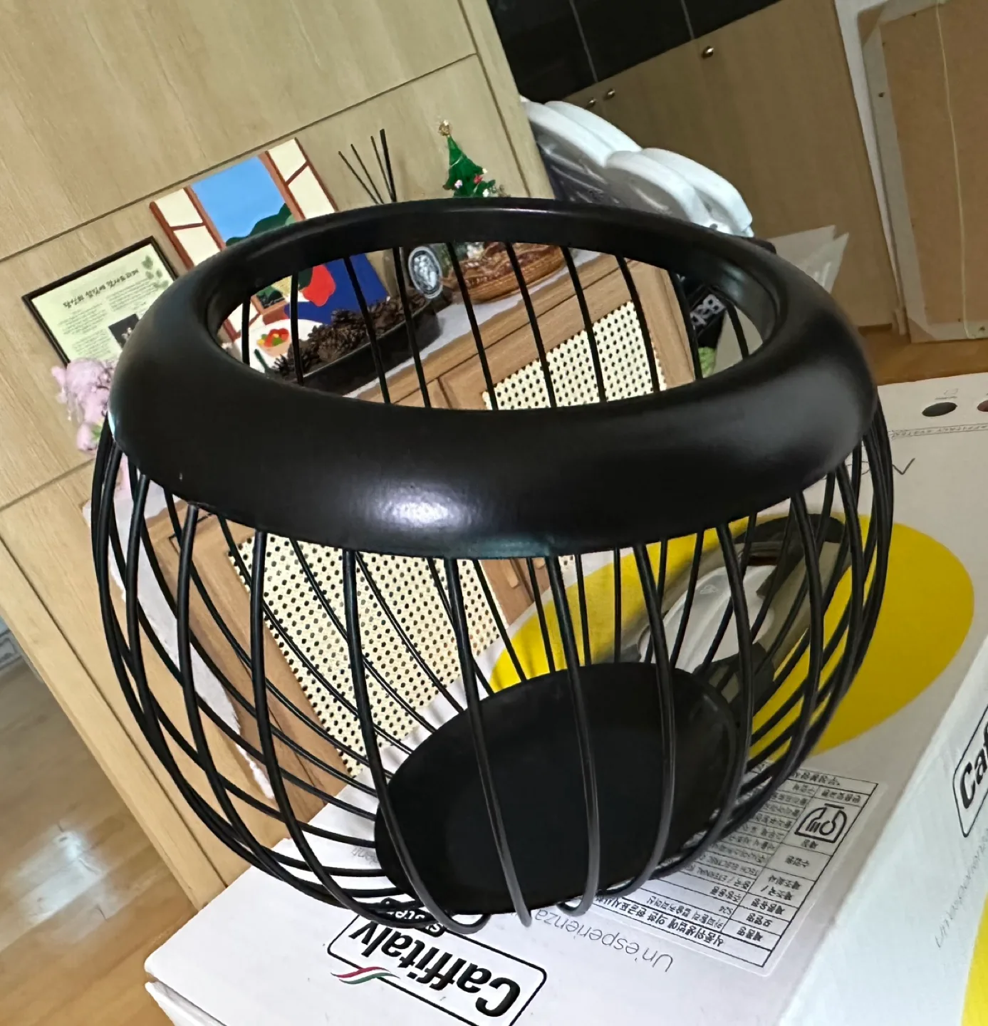 캡슐 보관 바구니