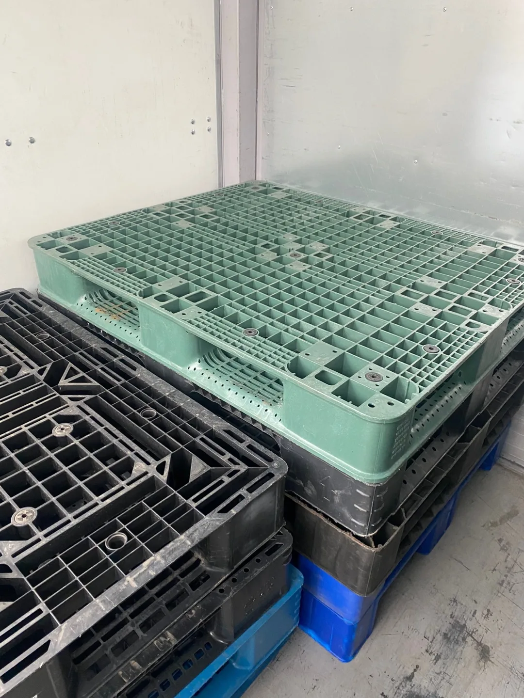 (무료배송) 1100*1100*150 중고 중경량 빠레트 빠렛트 파렛트 파란색/검정색