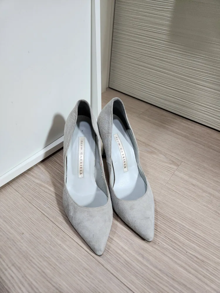 스웨이드 힐구두235