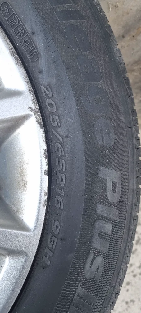 중고타이어 4개 205/65R16