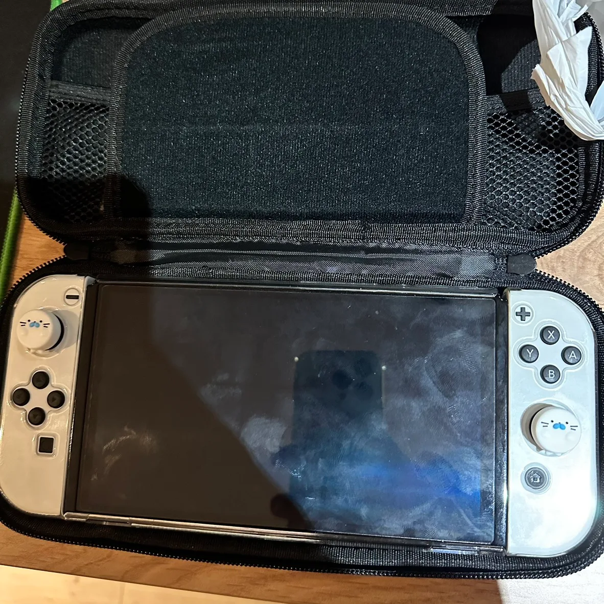 (2024년9월 구매)닌텐도 스위치oled화이트,프로콘,야생의 숨결 S급 풀박스 일괄로 싸게팝니다